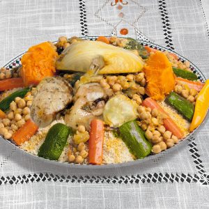 cuscus marroqui pollo verduras