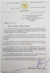 El presidente del PAP denuncia la intrusión del Polisario en la Cumbre UE-UA 1 20220218 132506