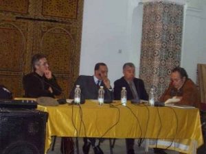 Hispanistas marroquíes que nos dejaron (8): Abdellah Djbilou 2 con leon cohen junto a djbilou y akalay 3