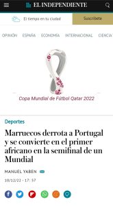 La gesta histórica y mundial de Marruecos bajo la lupa española 20 20221211 083323