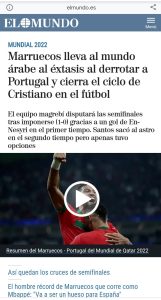 La gesta histórica y mundial de Marruecos bajo la lupa española 16 20221211 083519