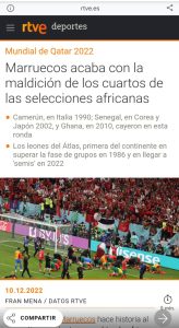 La gesta histórica y mundial de Marruecos bajo la lupa española 22 20221211 083655