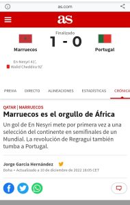 La gesta histórica y mundial de Marruecos bajo la lupa española 9 20221211 083854