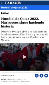 La gesta histórica y mundial de Marruecos bajo la lupa española 21 20221211 160052