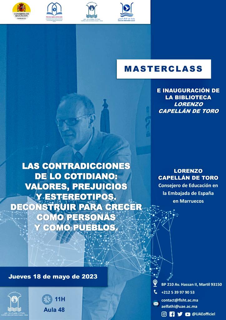El Consejero de Educación de la Embajada de España impartirá una conferencia en Tetuán 1 IMG 20230515 WA0006