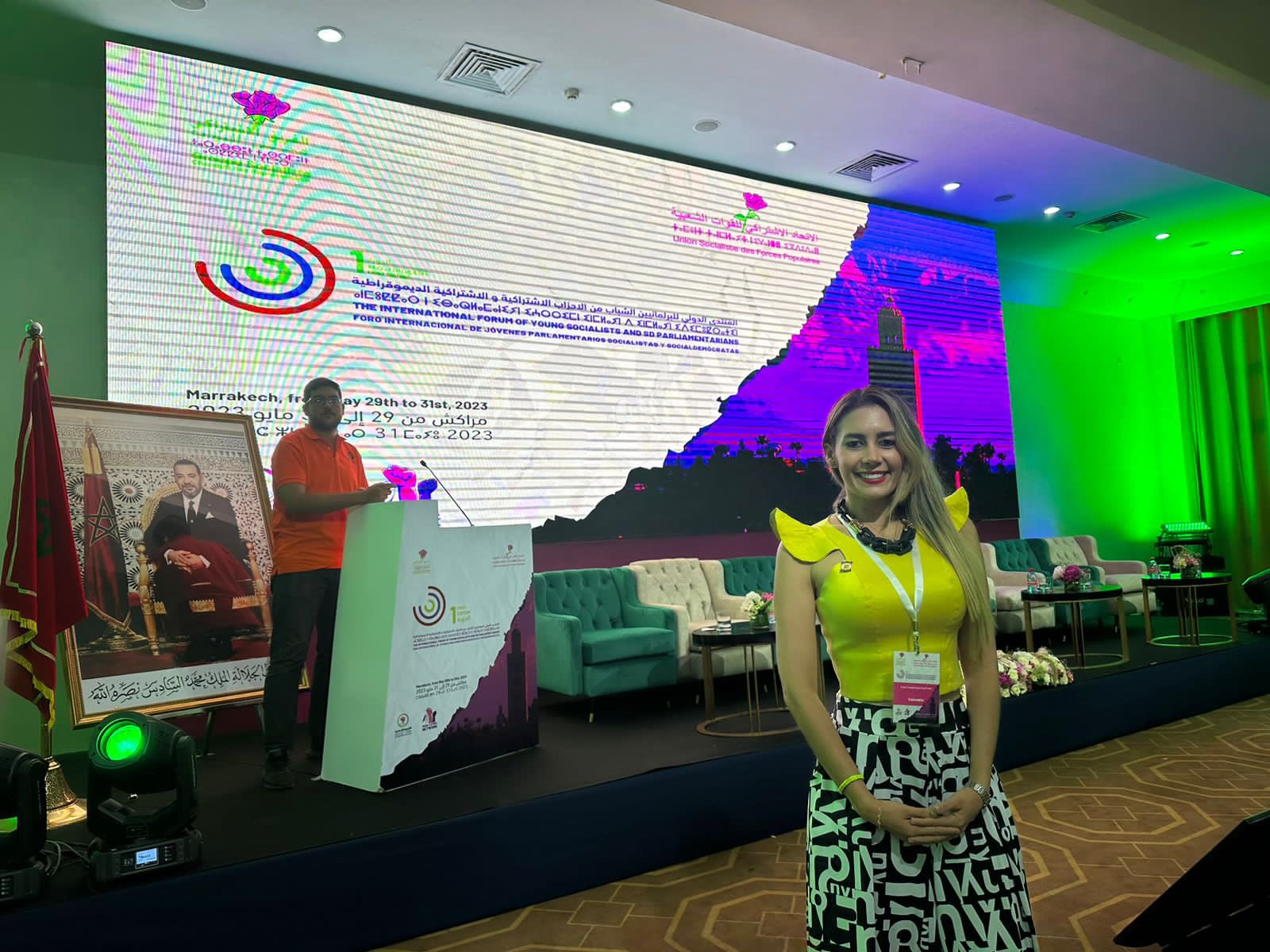 Erika: Las relaciones con Marruecos pueden evolucionar y llegar a ocupar un escaño importante 2 IMG 2648