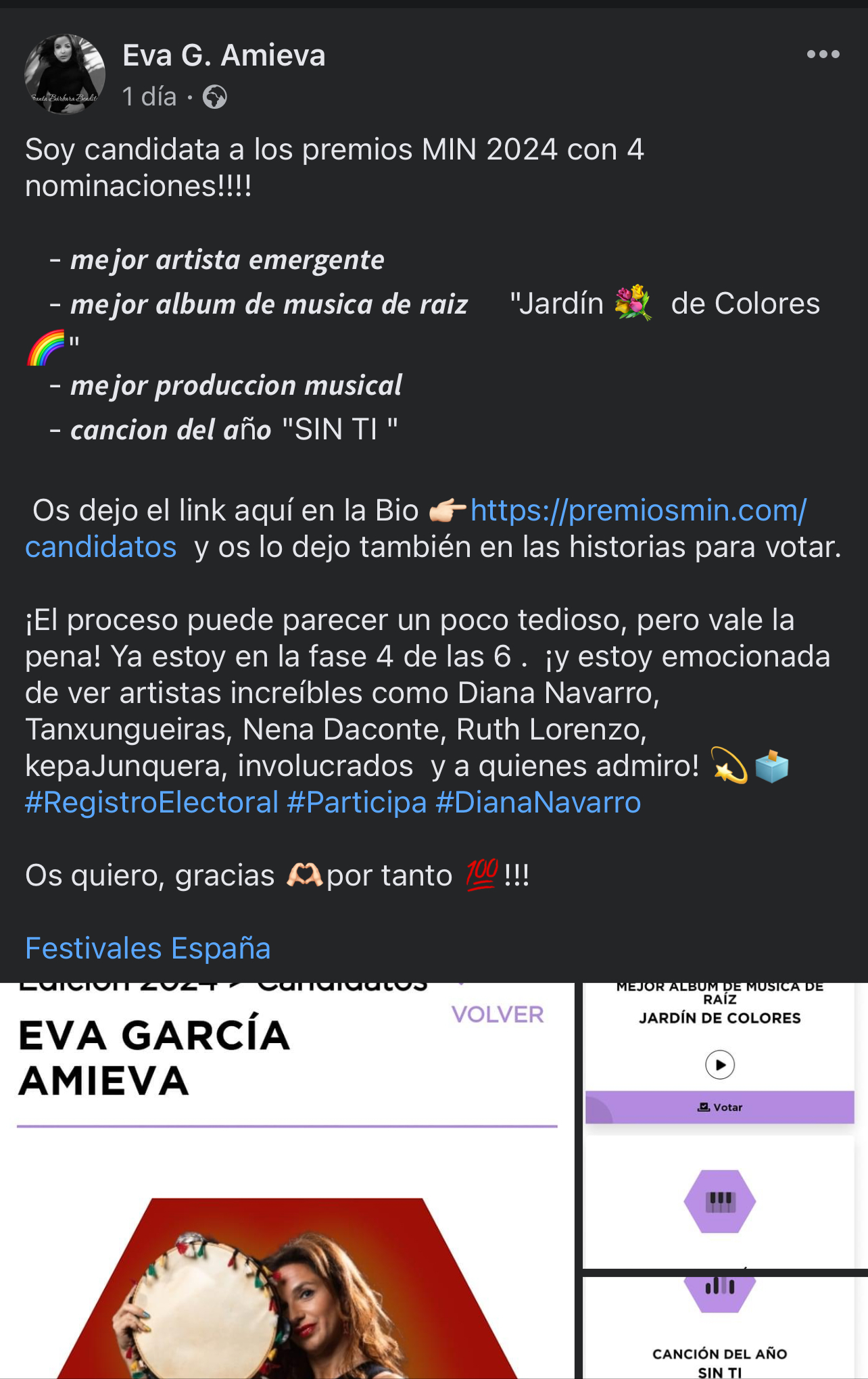 Orgullo cántabro: Eva Amieva recibe múltiples nominaciones en los Premios MIN durante su gira por Marruecos 1 IMG 6928