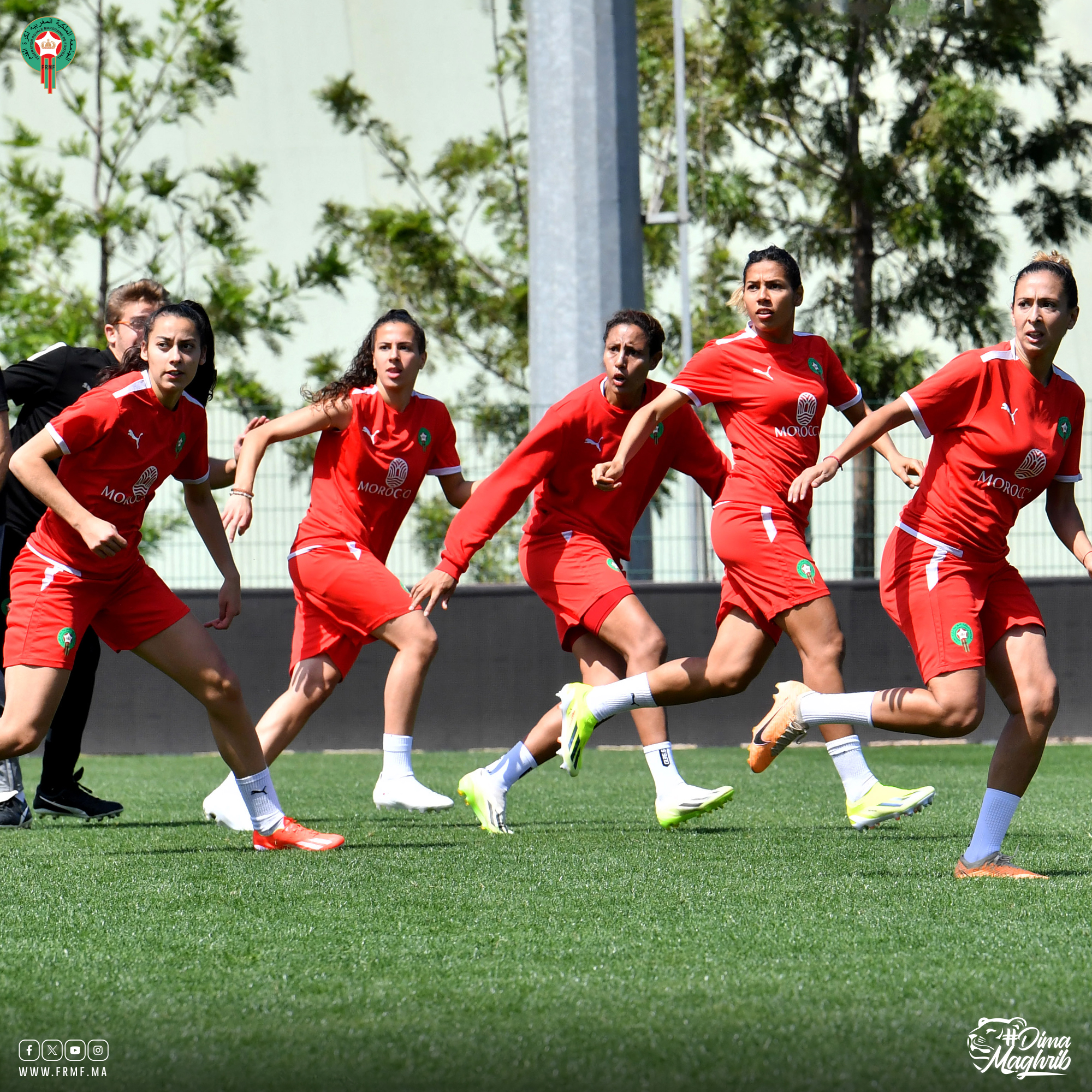 Marruecos femenino entrena con la mente puesta en Zambia 1 20240403 141041
