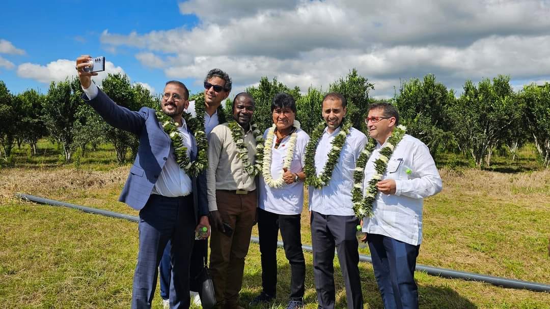 Delegación de la USFP acerca el expediente del Sáhara marroquí al expresidente de Bolivia Evo Morales 2 WhatsApp Image 2024 05 23 at 16.06.33