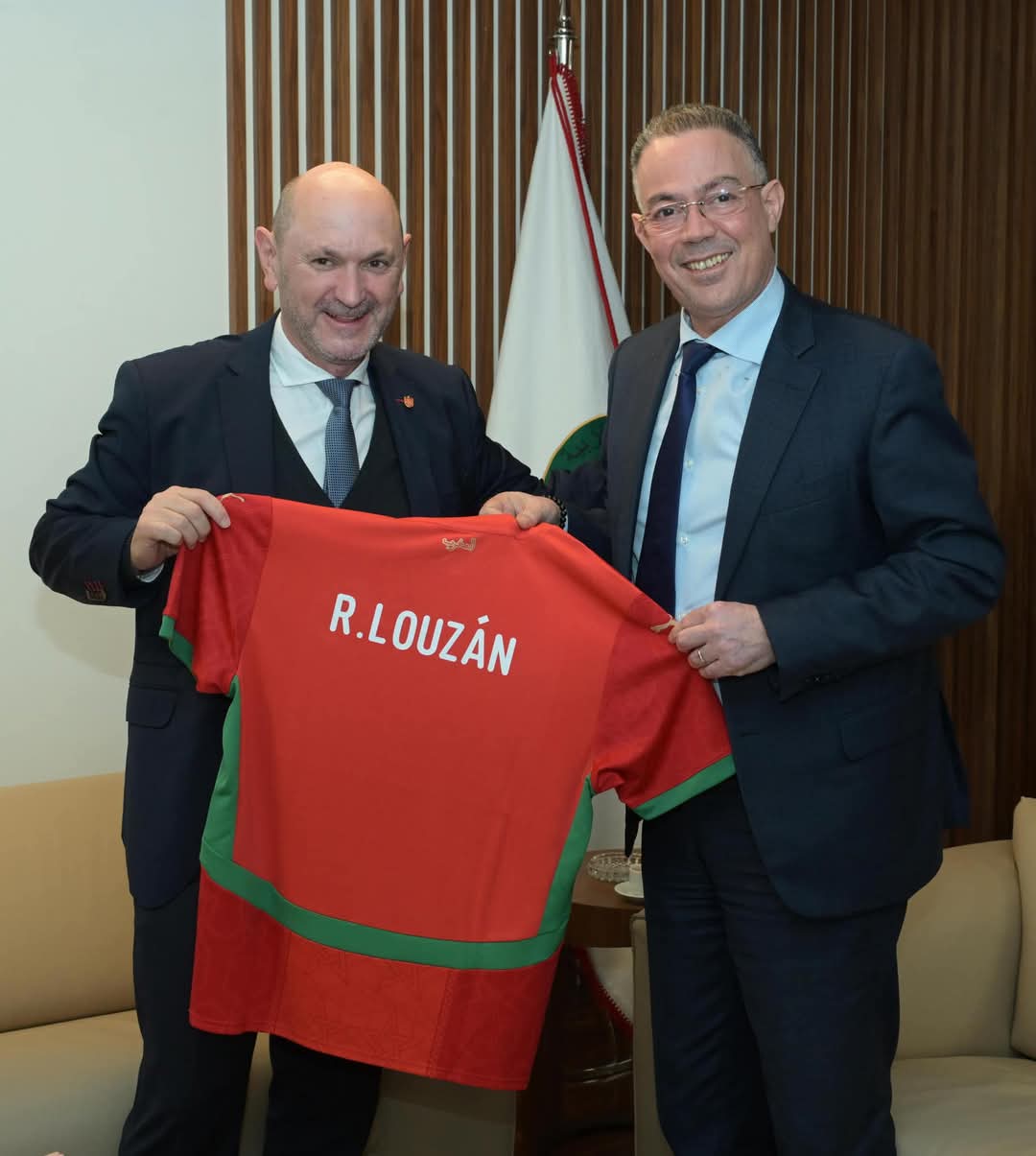 Lekjaa y Louzán se comprometen a una cooperación estrecha para el éxito del Mundial 2030 3 IMG 20250218 WA0022
