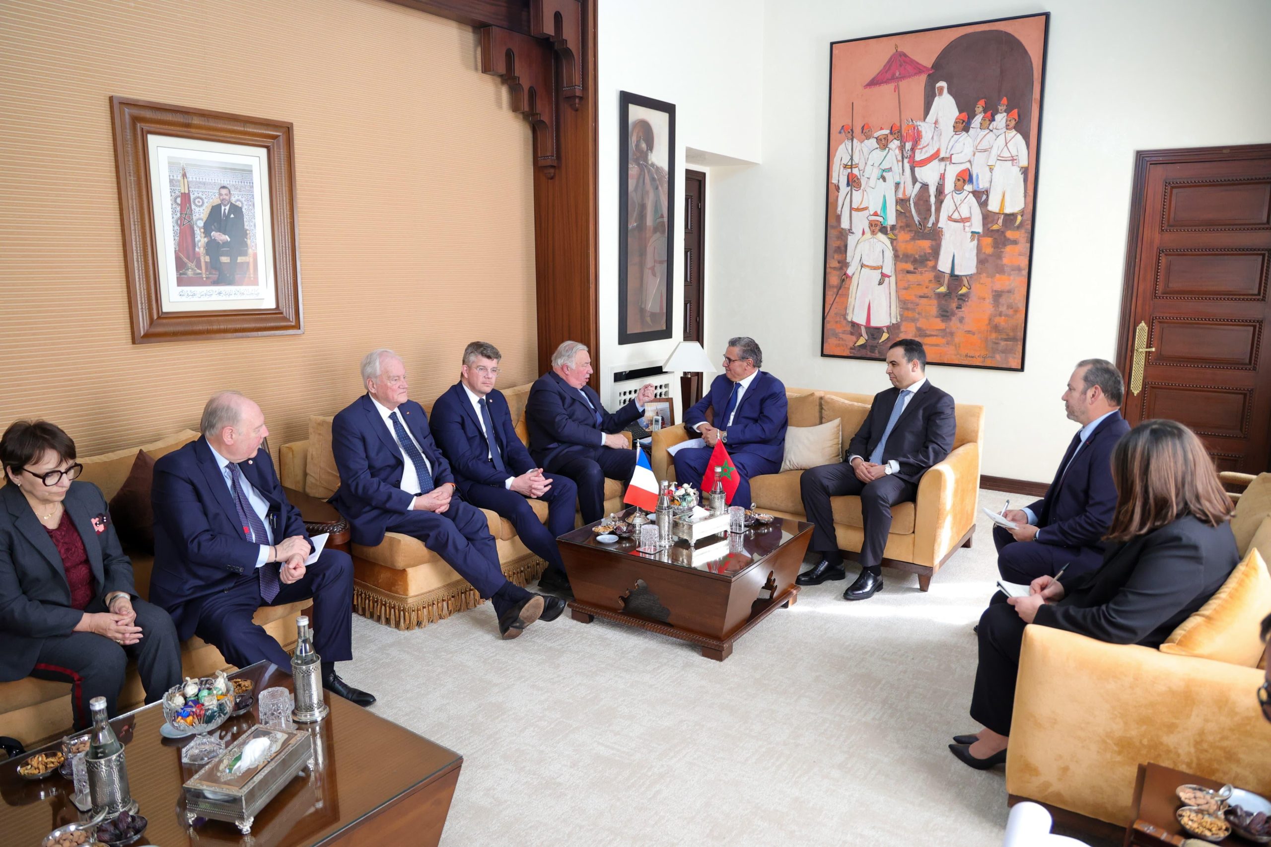 Akhannouch y Larcher celebran el carácter “excepcional y sólido” de la asociación Marruecos-Francia 2 IMG 20250224 WA0019 scaled