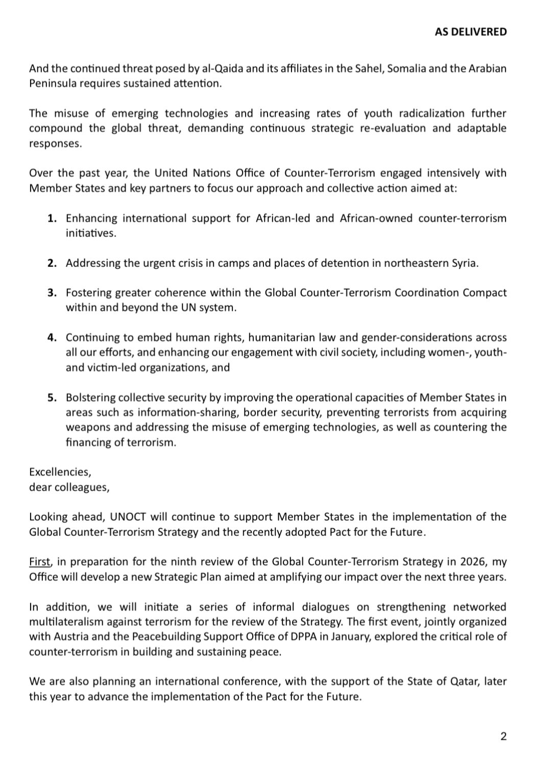 Marruecos y ONU organizarán la Plataforma de Marrakech contra el terrorismo 2 IMG 8840 1091x1536 1
