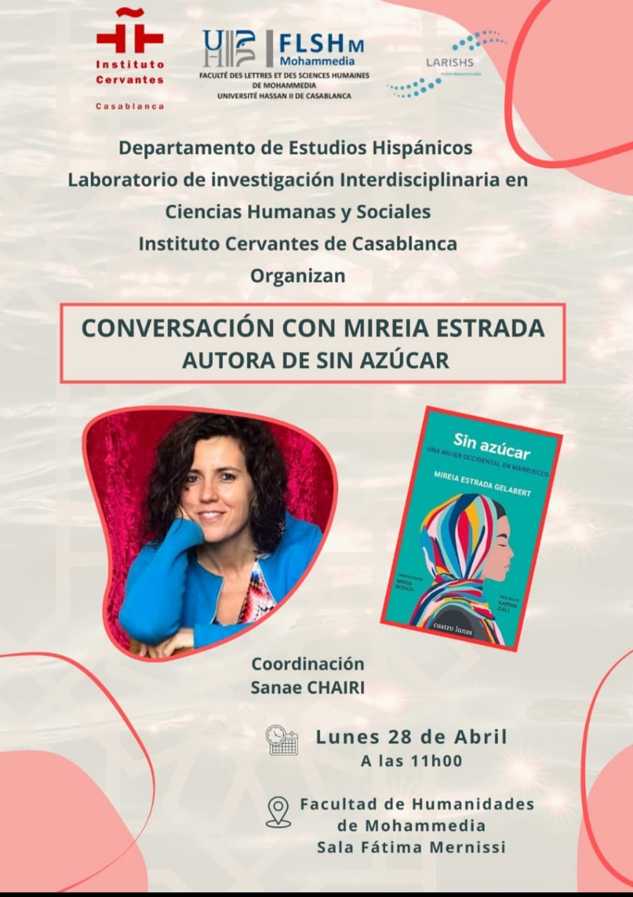 Mireia Estrada comparte experiencia transcultural en 'Sin Azúcar' en Facultad de Mohamedia 1 IMG 20250422 WA0029