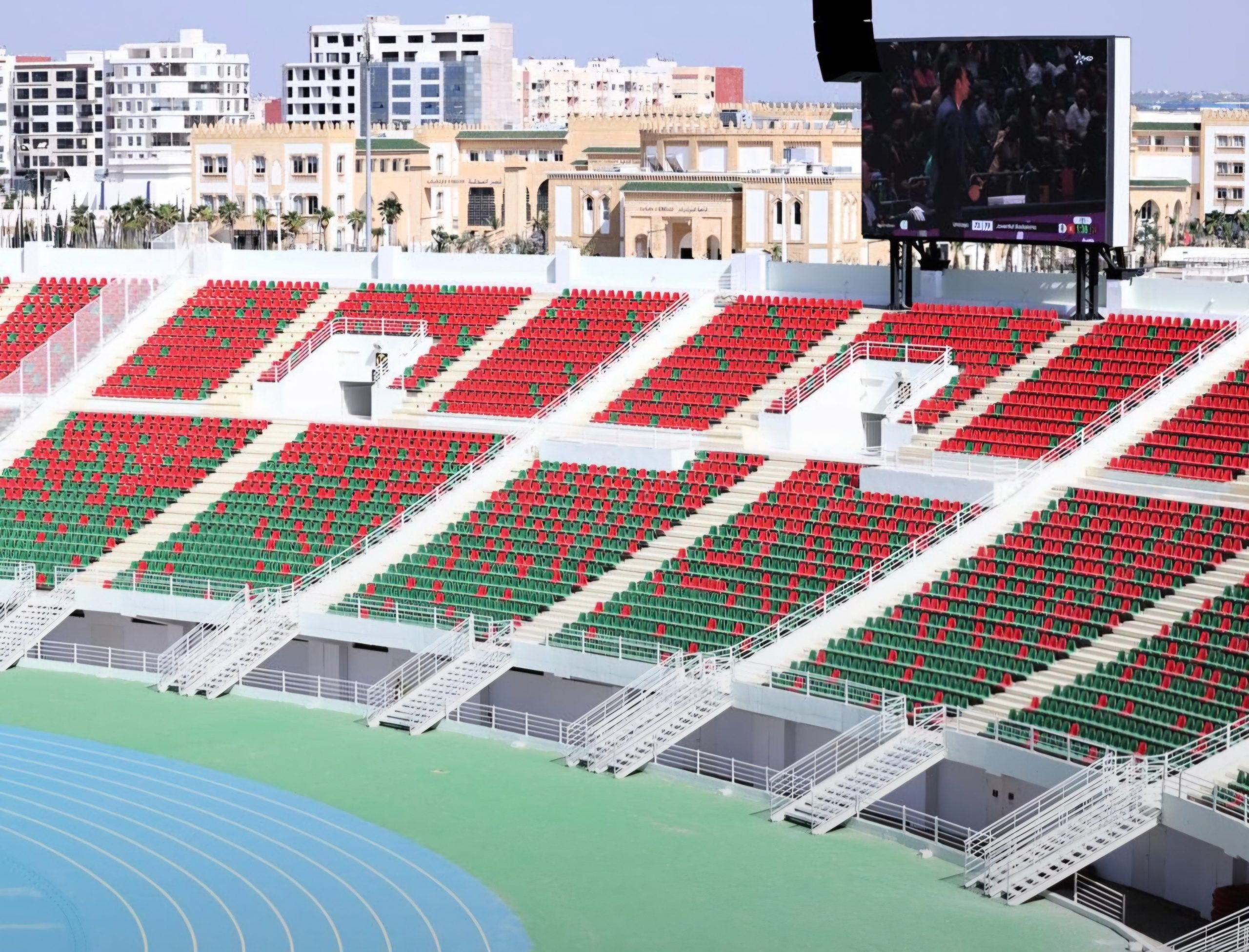 Arquitectura tradicional y modernidad se funden en la renovación del Estadio de Fez 3 IMG 20250603 WA0039 scaled
