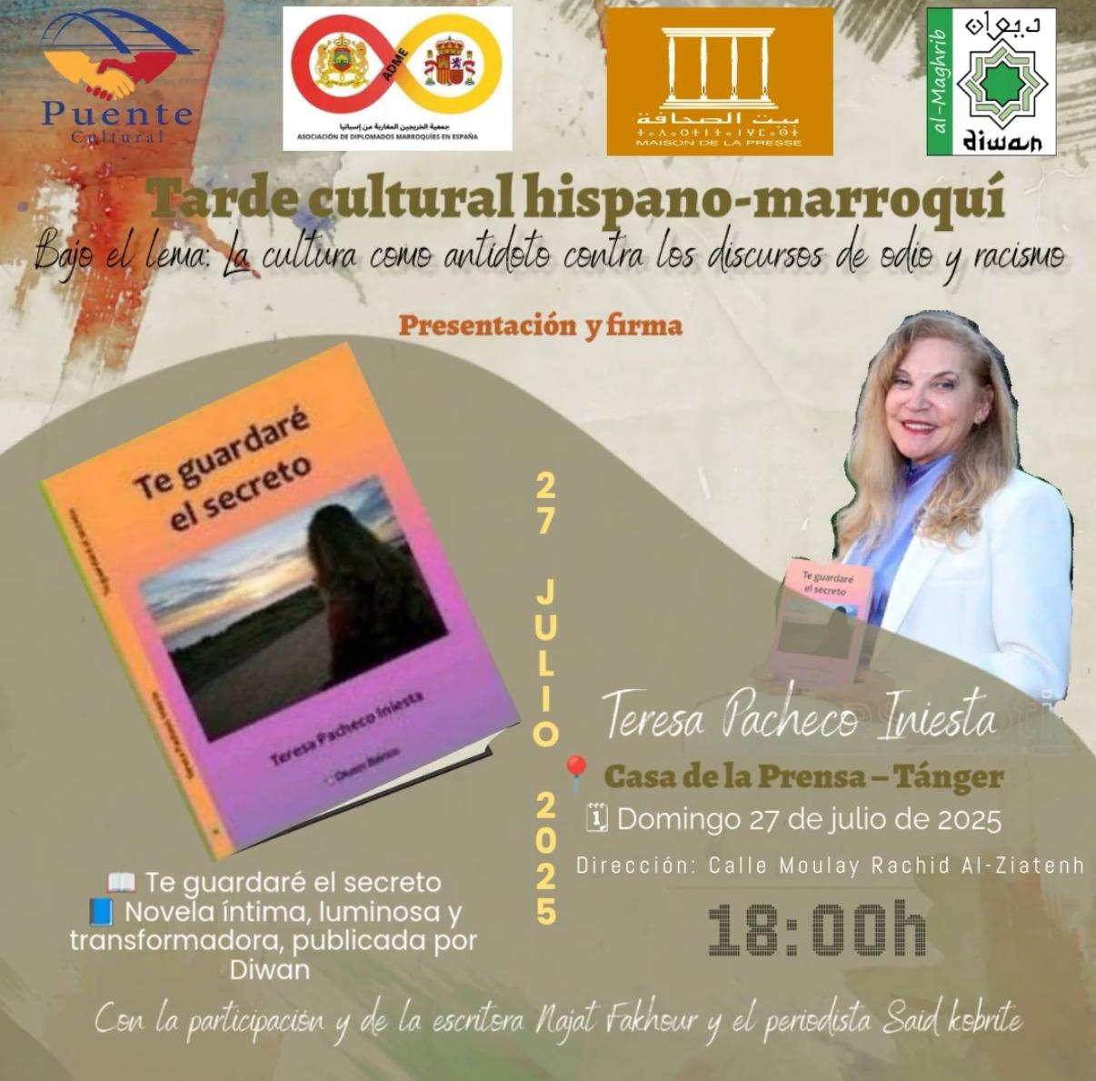 Tánger une Marruecos y España en una tarde cultural contra el racismo 2 IMG 20250718 WA0039