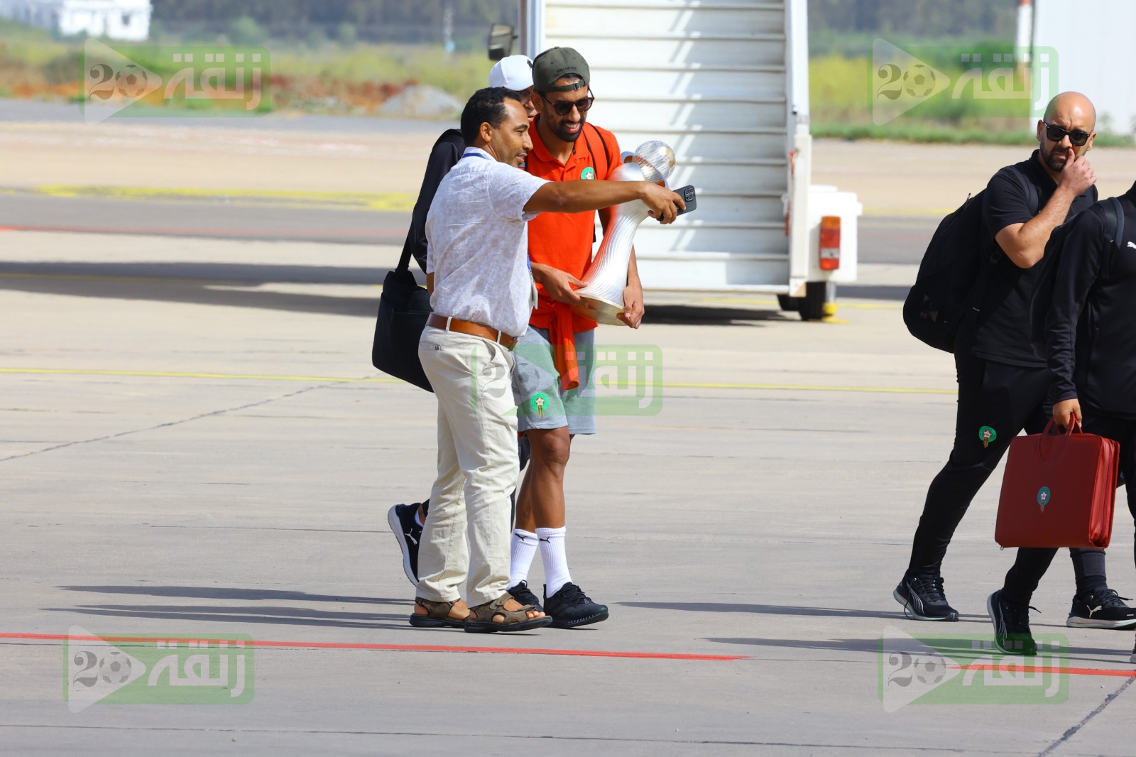 Rabat recibe a los ‘Leones del Atlas’ tras su coronación en el CHAN (fotos) 2 IMG 20250831 WA0110