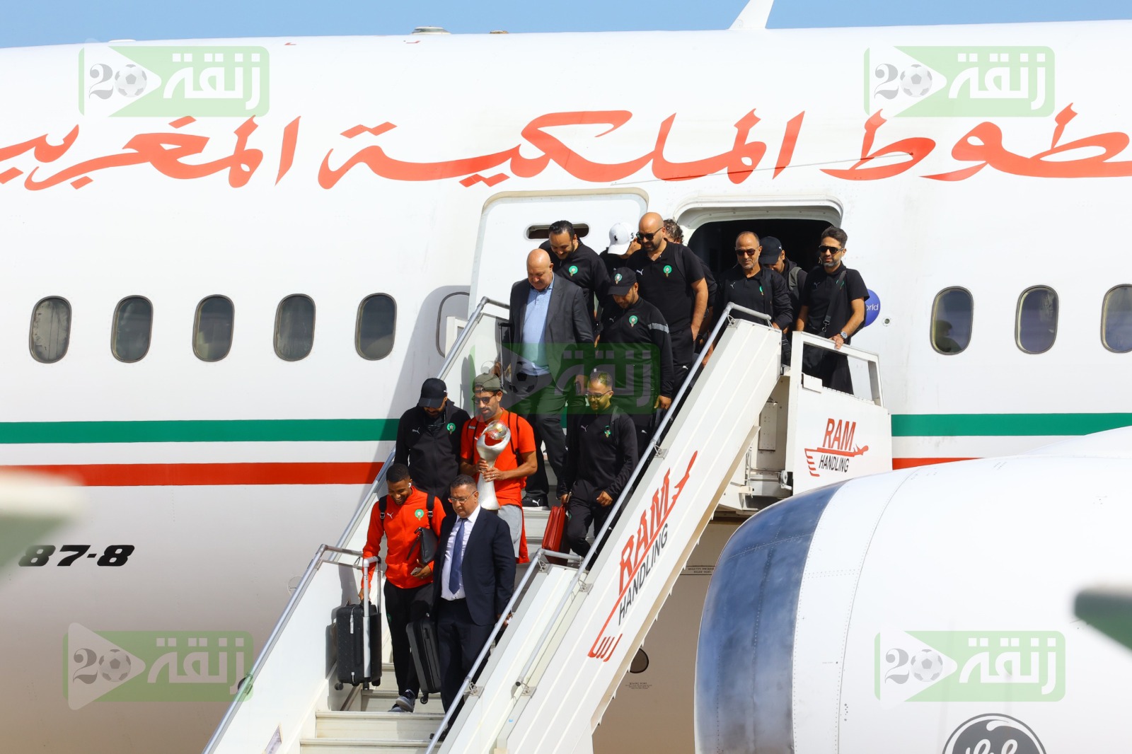 Rabat recibe a los ‘Leones del Atlas’ tras su coronación en el CHAN (fotos) 1 IMG 20250831 WA0116