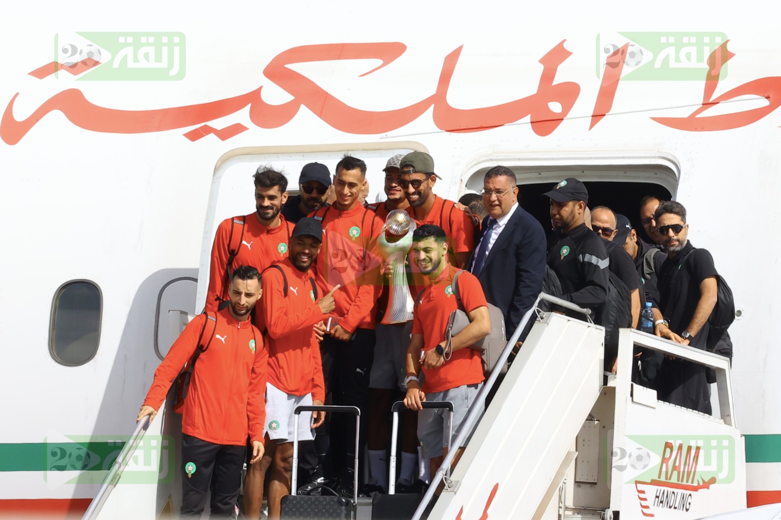 Rabat recibe a los ‘Leones del Atlas’ tras su coronación en el CHAN (fotos) 4 IMG 20250831 WA0124