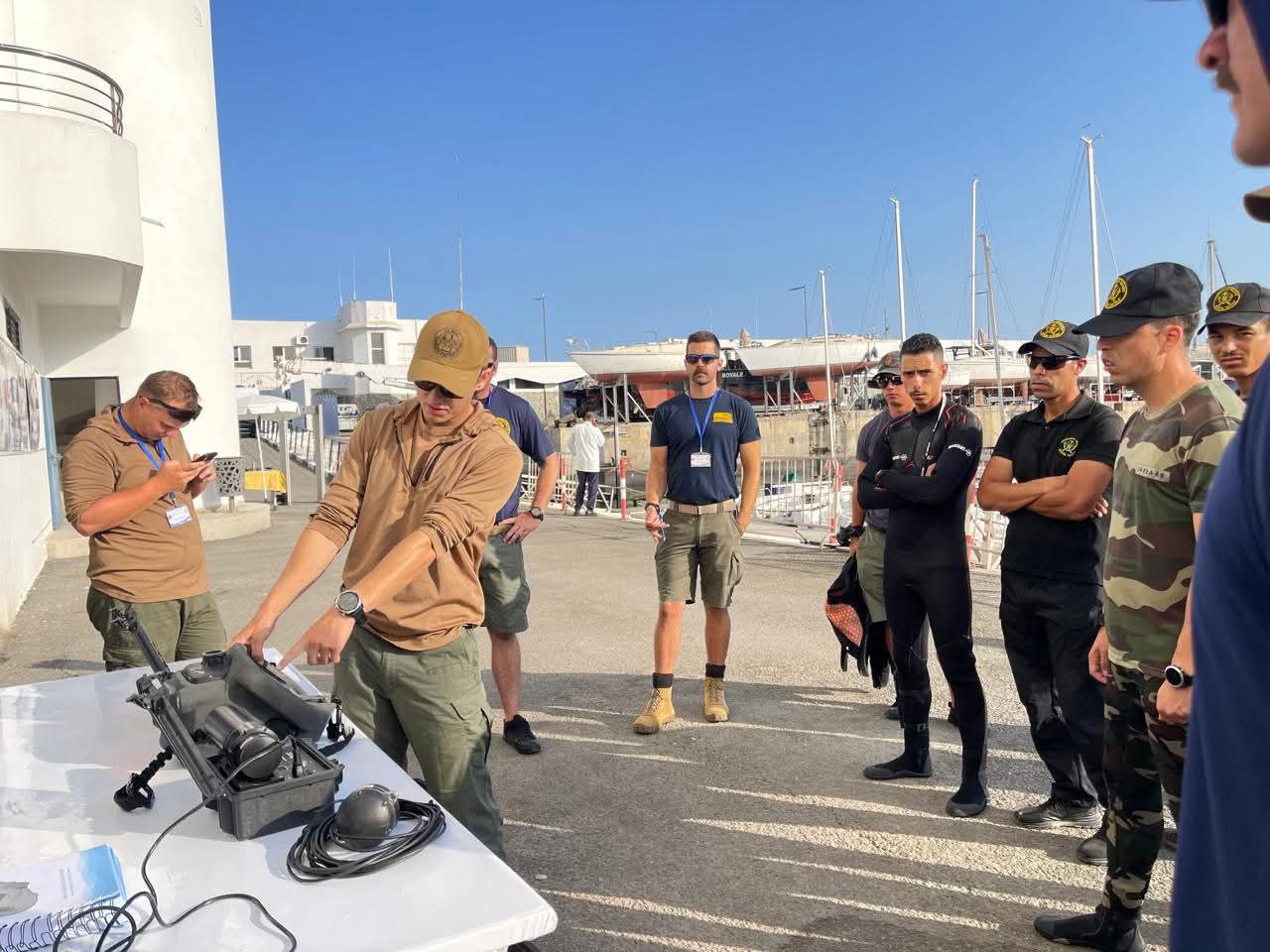 Seguridad portuaria: Marruecos y EEUU realizan maniobras conjuntas en Casablanca 1 FB IMG 1756720446274