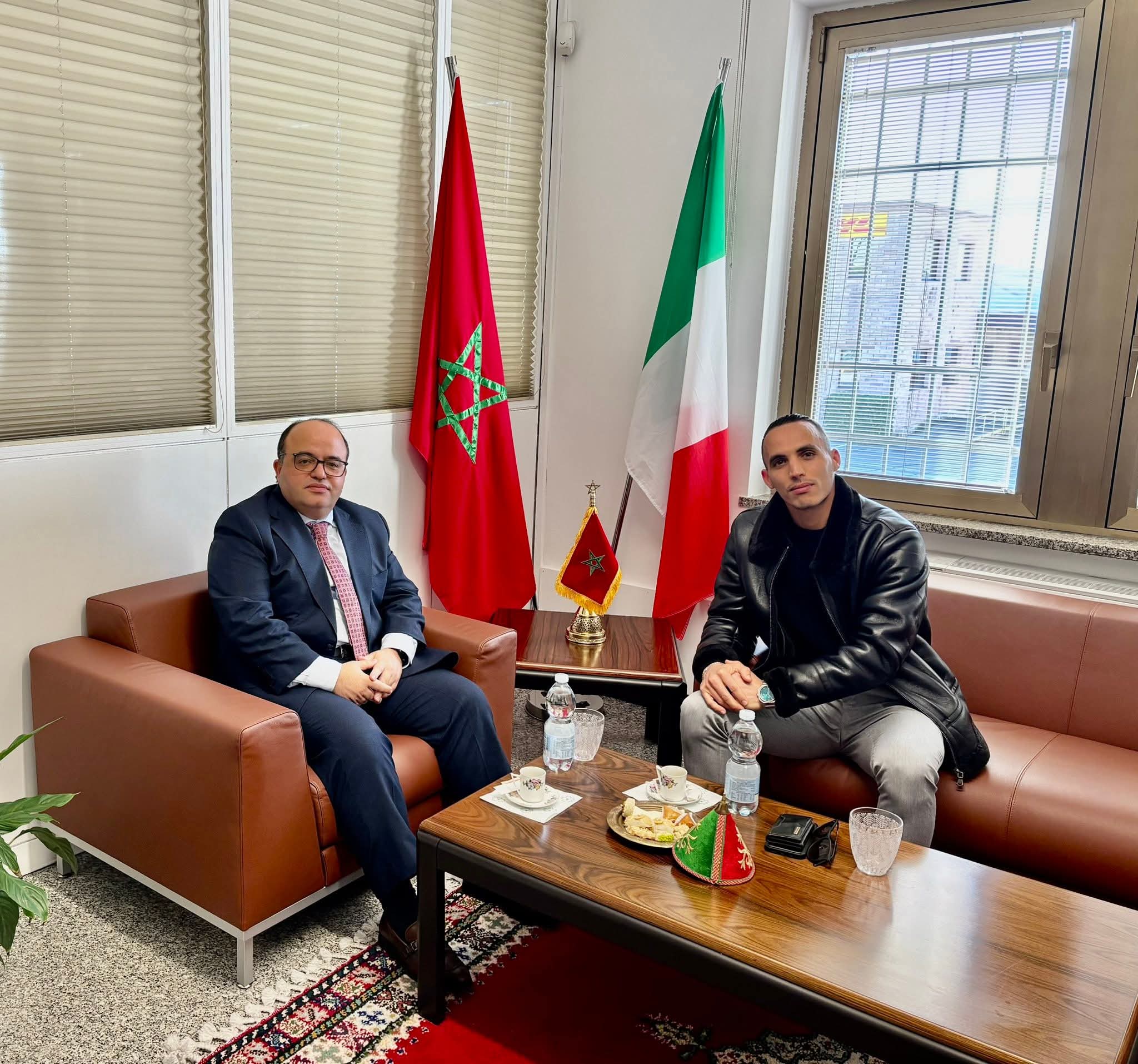 Consulado de Marruecos recibe al campeón M'barek Ourras tras su victoria en Verona 2 FB IMG 1763562717403