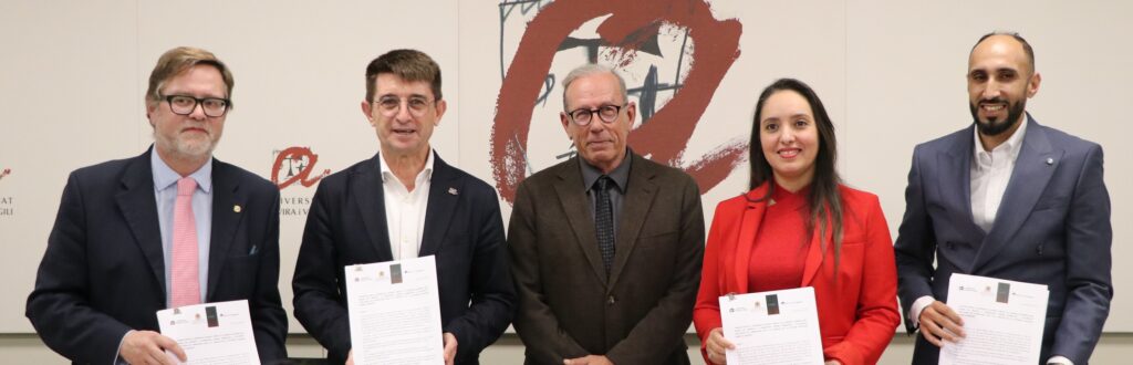 Consulado de Marruecos en Tarragona impulsa cátedra con URV para estrechar lazos euromediterráneos 1 Catedra Marroc interior 1024x330 1
