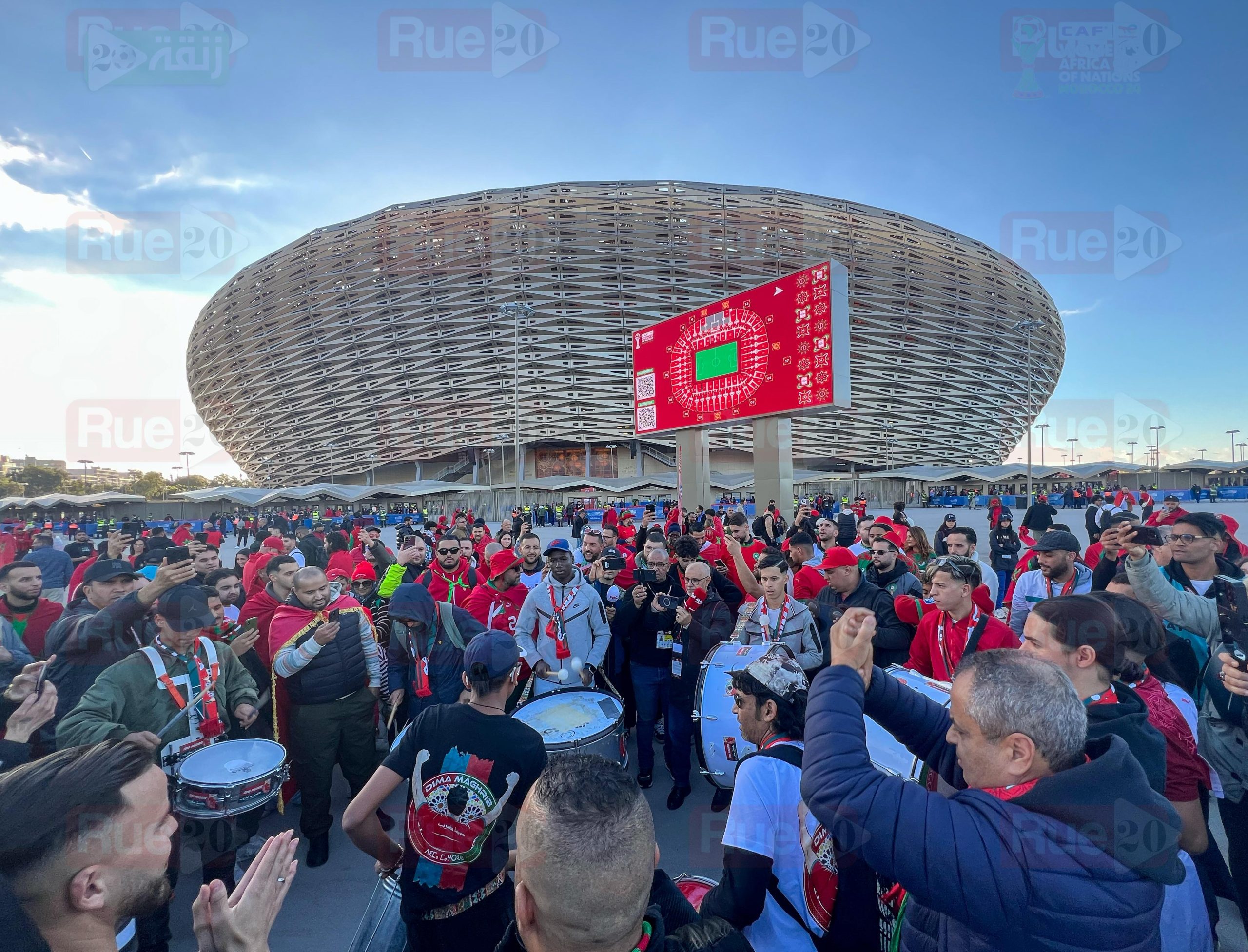 Rabat desborda pasión futbolística antes del Marruecos-Camerún 2 IMG 20260109 WA0077 scaled