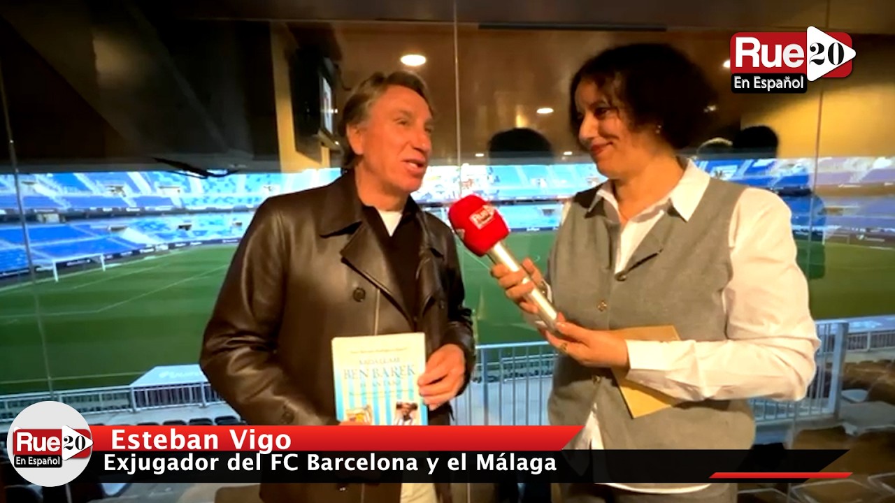 Málaga celebra a Abdallah Ben Barek con la presentación de su biografía en La Rosaleda 4 esteban vigo exjugador del fc ba