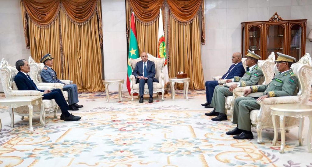 Presidente de Mauritania aborda la cooperación en defensa con delegación militar marroquí 1 IMG 2841 1024x547 1