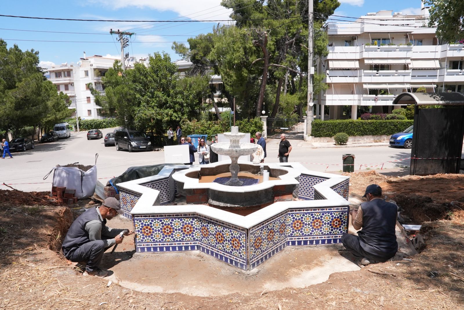 Marruecos dona una fuente artesanal a Atenas como embajadora de su patrimonio cultural 1 IMG 20260524 WA0269